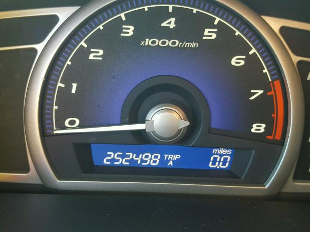 1HGFA16886L018569 - 2006 HONDA CIVIC EX ვერცხლისფერი ფოტო 8