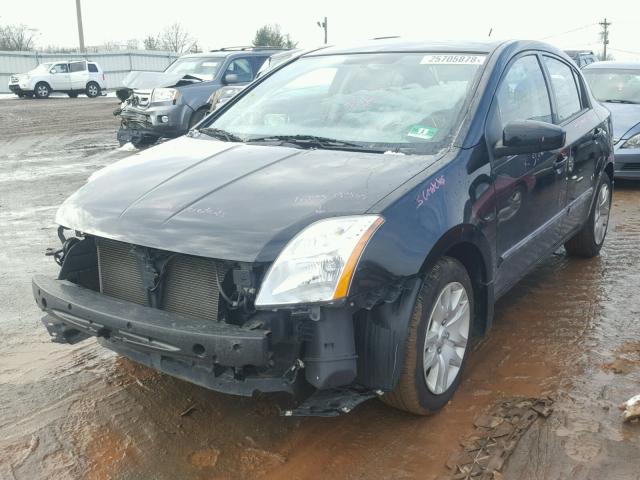 3N1AB6AP7CL617791 - 2012 NISSAN SENTRA 2.0 BLACK photo 2