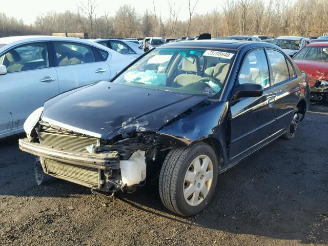 1HGES26772L044628 - 2002 HONDA CIVIC EX შავი ფოტო 2