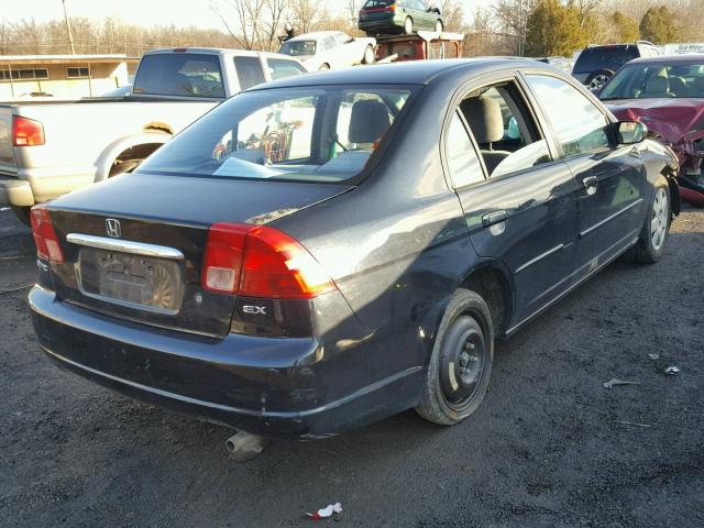 1HGES26772L044628 - 2002 HONDA CIVIC EX შავი ფოტო 4