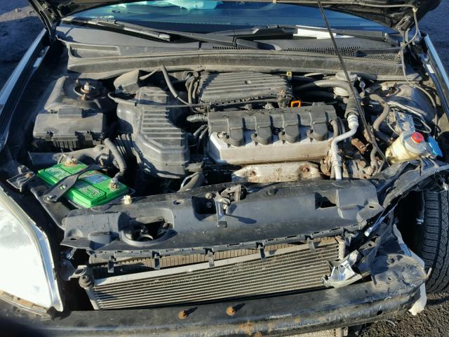 1HGES26772L044628 - 2002 HONDA CIVIC EX შავი ფოტო 7