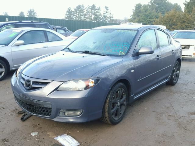 JM1BK323781798675 - 2008 MAZDA 3 S GRAY photo 2