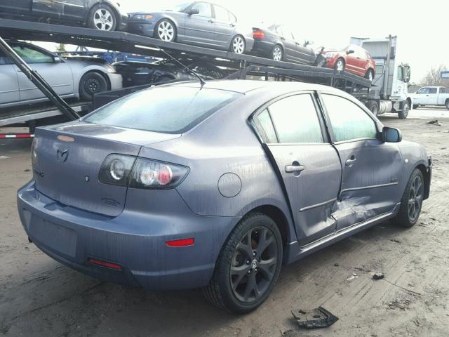 JM1BK323781798675 - 2008 MAZDA 3 S GRAY photo 4