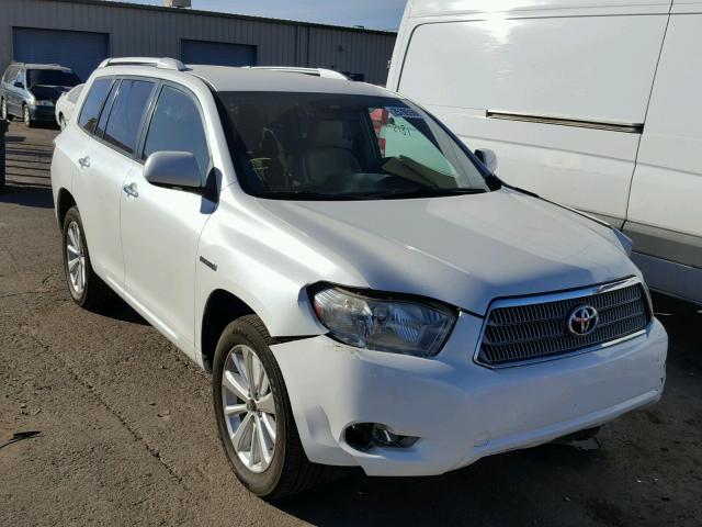 JTEEW41A982007026 - 2008 TOYOTA HIGHLANDER WHITE photo 1