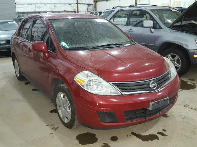 3N1BC1AP3AL406007 - 2010 NISSAN VERSA S RED photo 1