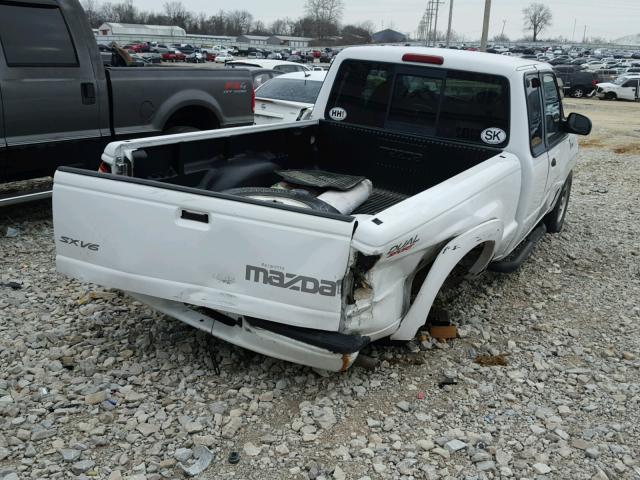 4F4YR16V81TM23496 - 2001 MAZDA B3000 CAB WHITE photo 4