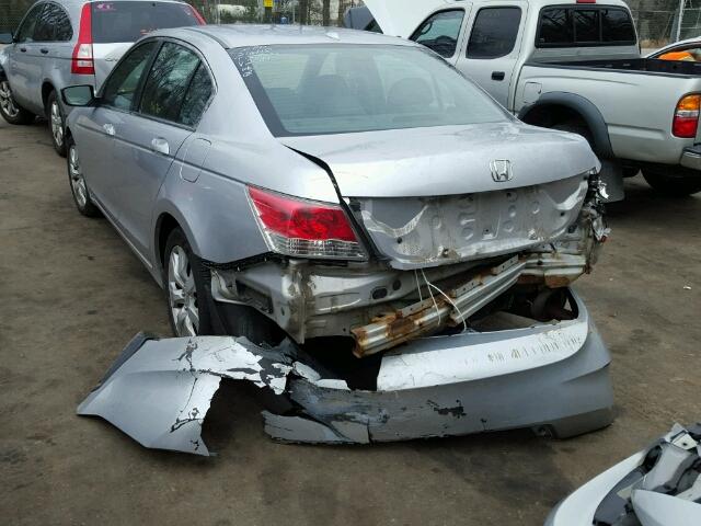 1HGCP26808A152594 - 2008 HONDA ACCORD EXL SILVER photo 9