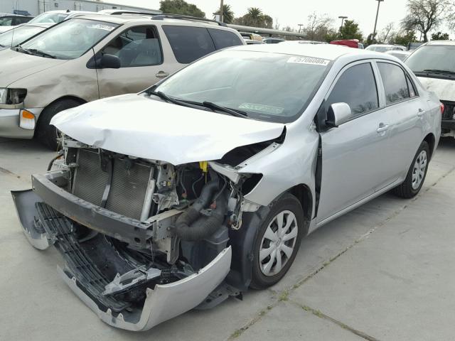 5YFBU4EE9DP166537 - 2013 TOYOTA COROLLA BA SILVER photo 2