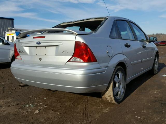 1FAFP38393W228740 - 2003 FORD FOCUS ZTS SILVER photo 4