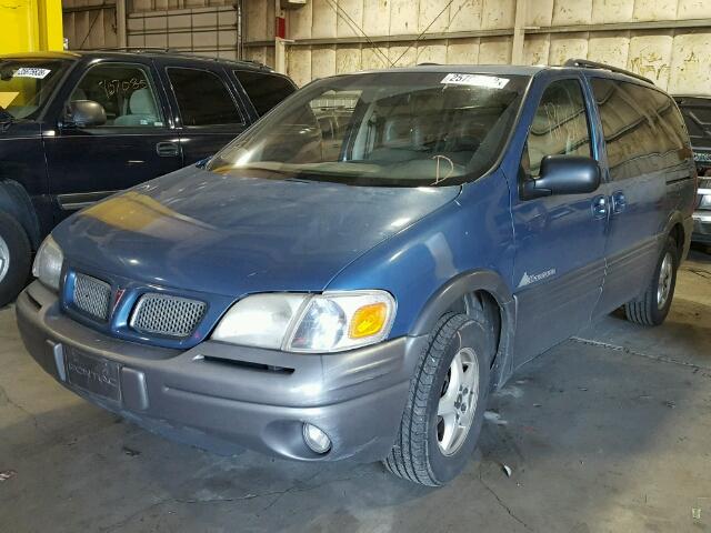 1GMDX13E9YD110832 - 2000 PONTIAC MONTANA LU BLUE photo 2