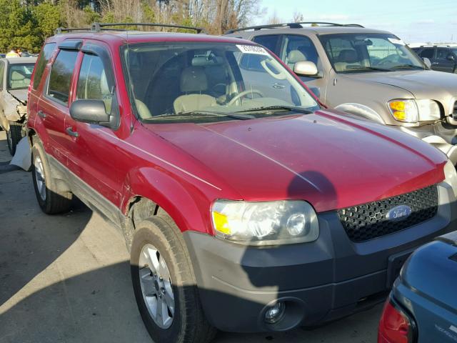 1FMYU93186KA44644 - 2006 FORD ESCAPE XLT BURGUNDY photo 1