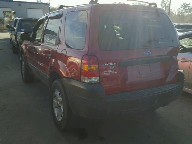 1FMYU93186KA44644 - 2006 FORD ESCAPE XLT BURGUNDY photo 3