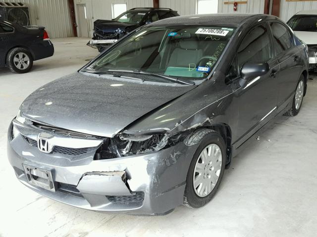 2HGFA16319H330920 - 2009 HONDA CIVIC VP GRAY photo 2