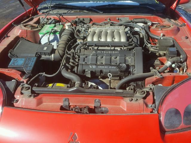 JA3AM54J0RY029438 - 1994 MITSUBISHI 3000 GT RED photo 7