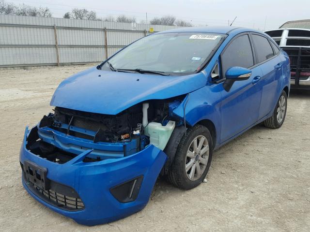 3FADP4BJ7DM200134 - 2013 FORD FIESTA SE BLUE photo 2