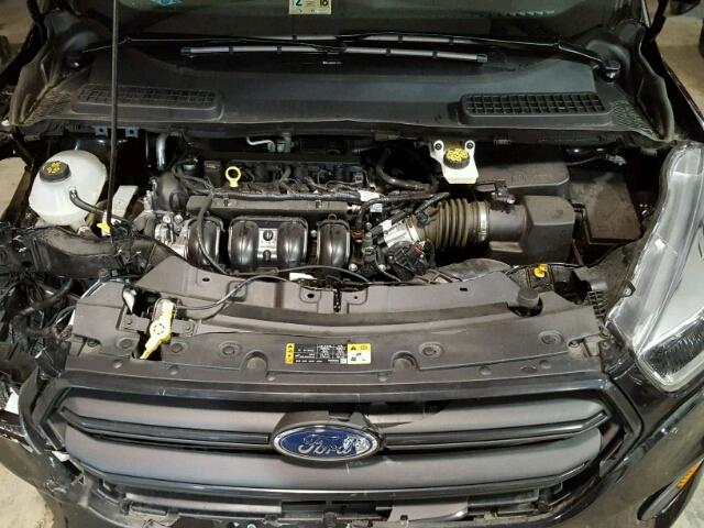 1FMCU0F79HUB98809 - 2017 FORD ESCAPE S BLACK photo 7