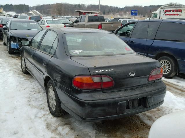 1G1NE52M1WY141649 - 1998 CHEVROLET MALIBU LS BLACK photo 3