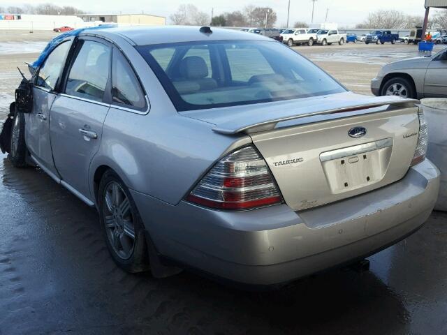 1FAHP25WX8G103166 - 2008 FORD TAURUS LIM GRAY photo 3