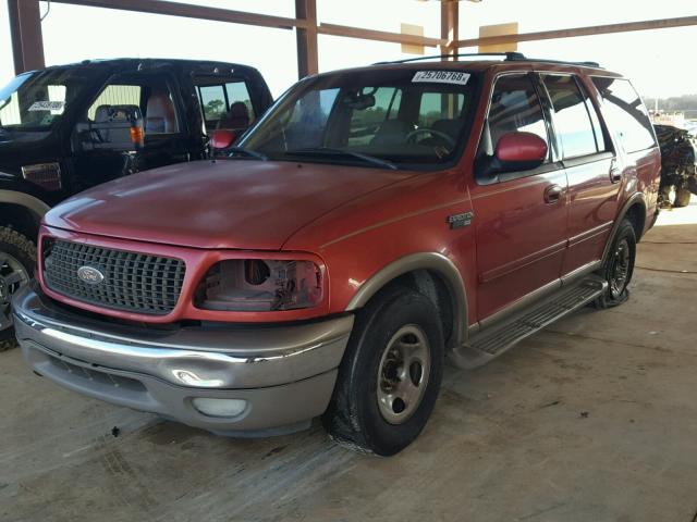 1FMRU17W52LA13612 - 2002 FORD EXPEDITION RED photo 2