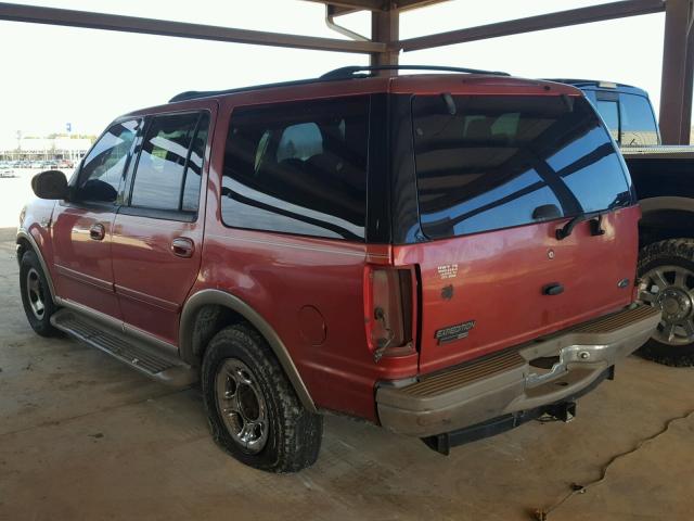 1FMRU17W52LA13612 - 2002 FORD EXPEDITION RED photo 3