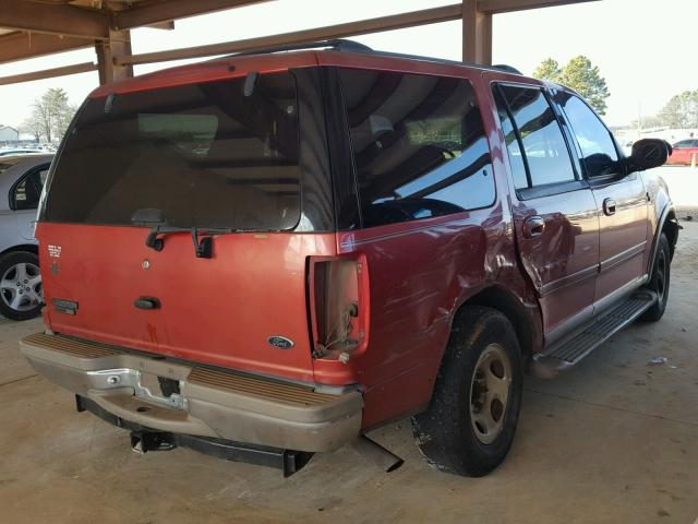 1FMRU17W52LA13612 - 2002 FORD EXPEDITION RED photo 4