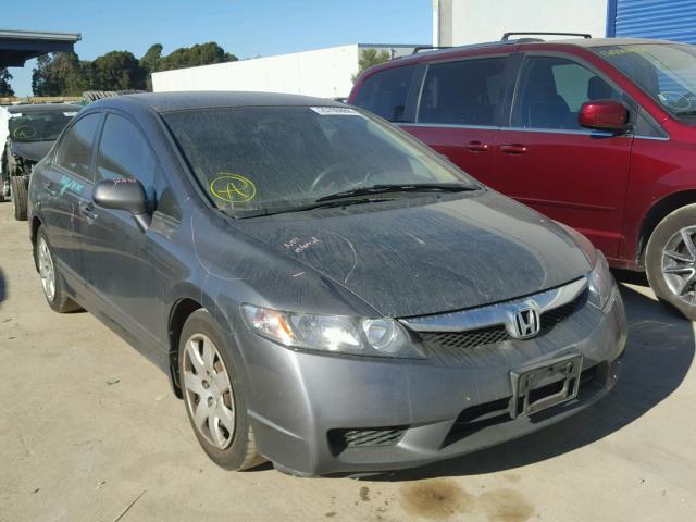 19XFA1F57AE073665 - 2010 HONDA CIVIC LX GRAY photo 1