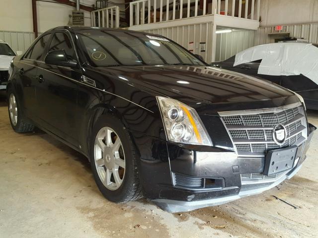 1G6DM577X80117315 - 2008 CADILLAC CTS BLACK photo 1