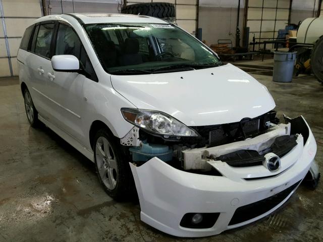 JM1CR293970155765 - 2007 MAZDA 5 WHITE photo 1