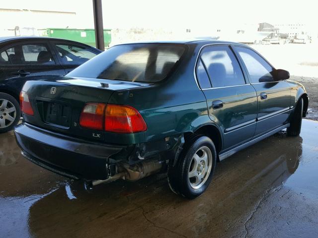 JHMEJ6675YS004618 - 2000 HONDA CIVIC LX GREEN photo 4