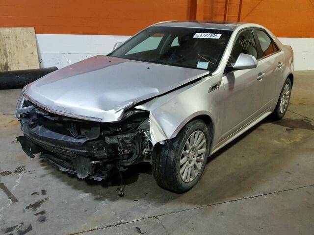 1G6DG5E58D0164796 - 2013 CADILLAC CTS LUXURY SILVER photo 2