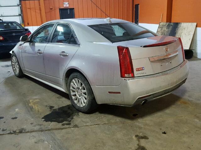 1G6DG5E58D0164796 - 2013 CADILLAC CTS LUXURY SILVER photo 3