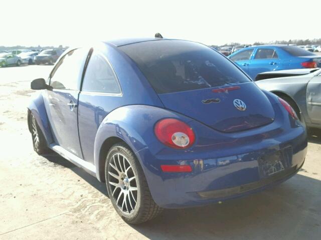3VWPW31CX8M523958 - 2008 VOLKSWAGEN NEW BEETLE 蓝色 照片 3