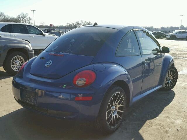 3VWPW31CX8M523958 - 2008 VOLKSWAGEN NEW BEETLE 蓝色 照片 4
