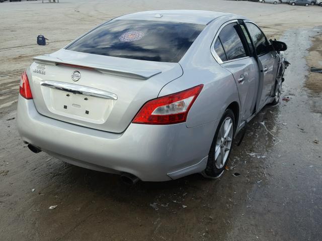 1N4AA5AP1BC836790 - 2011 NISSAN MAXIMA S SILVER photo 4