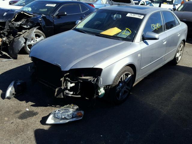 WAUDG68E85A443561 - 2005 AUDI A4 3.2 QUA GRAY photo 2