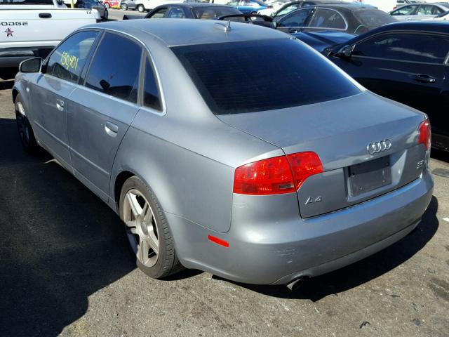 WAUDG68E85A443561 - 2005 AUDI A4 3.2 QUA GRAY photo 3