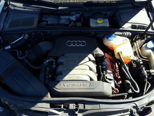 WAUDG68E85A443561 - 2005 AUDI A4 3.2 QUA GRAY photo 7