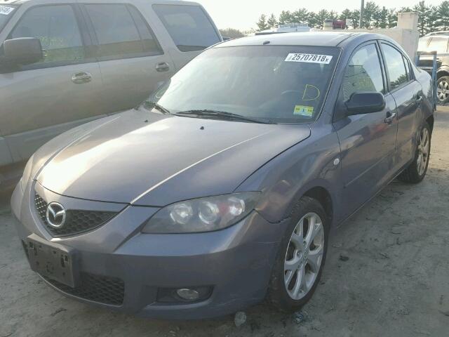 JM1BK32G891195349 - 2009 MAZDA 3 I GRAY photo 2