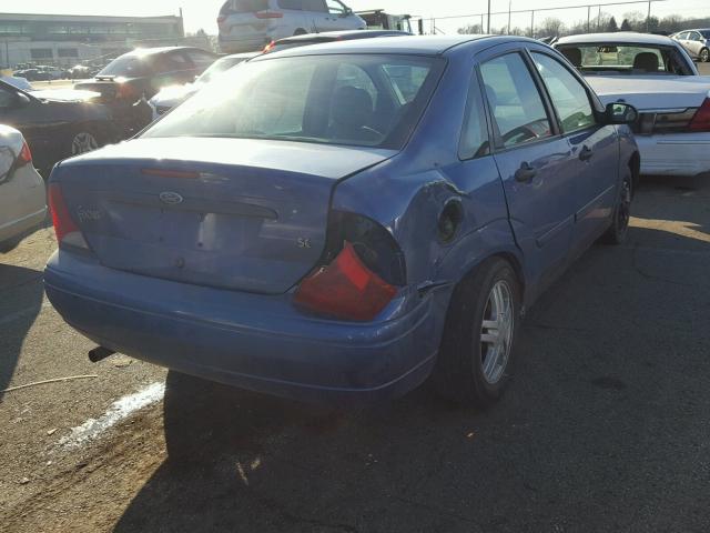 1FAFP34393W181683 - 2003 FORD FOCUS SE C BLUE photo 4