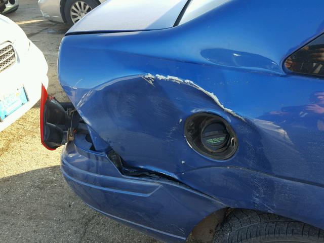 1FAFP34393W181683 - 2003 FORD FOCUS SE C BLUE photo 9