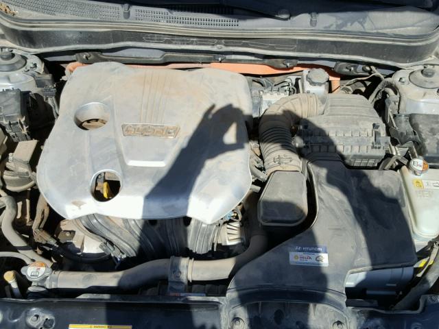 KMHEC4A41CA047344 - 2012 HYUNDAI SONATA HYB SILVER photo 7