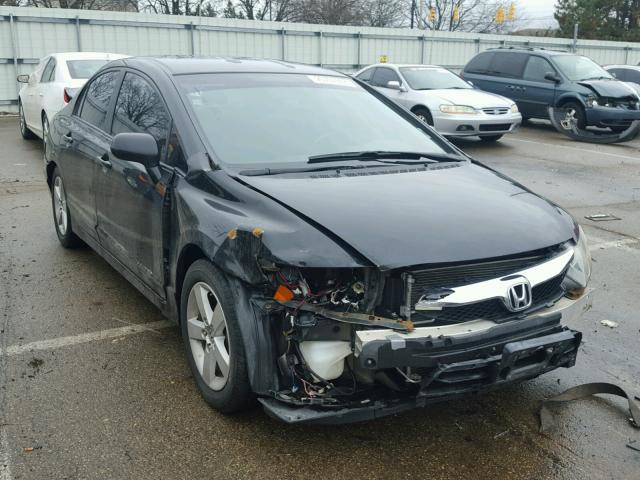 2HGFA1F64AH552205 - 2010 HONDA CIVIC BLACK photo 1