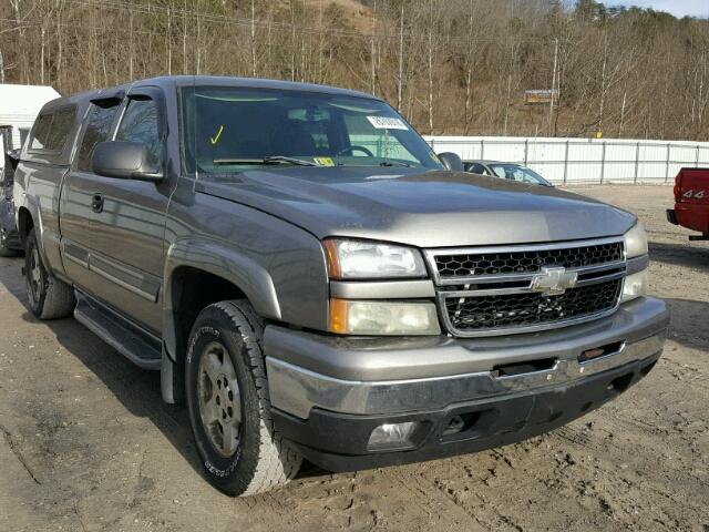 1GCEK19B96Z215617 - 2006 CHEVROLET SILVERADO GRAY photo 1