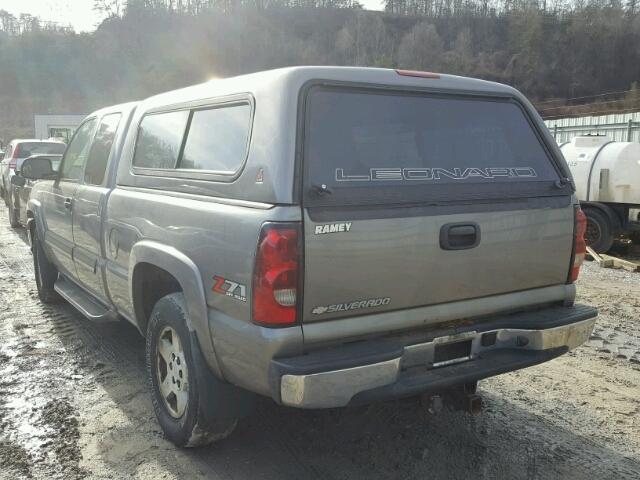 1GCEK19B96Z215617 - 2006 CHEVROLET SILVERADO GRAY photo 3