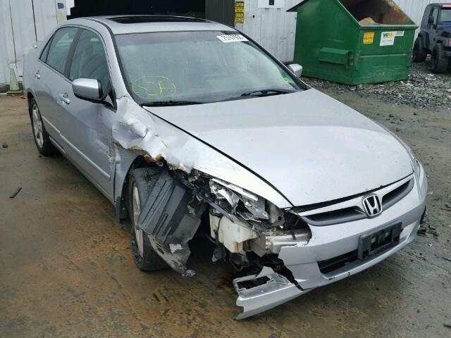 1HGCM65536A068967 - 2006 HONDA ACCORD EX SILVER photo 1