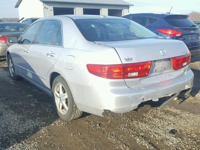 1HGCM55885A175354 - 2005 HONDA ACCORD EX SILVER photo 3