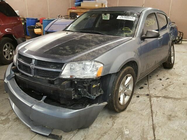 1B3CC4FB9AN228069 - 2010 DODGE AVENGER SX GRAY photo 2