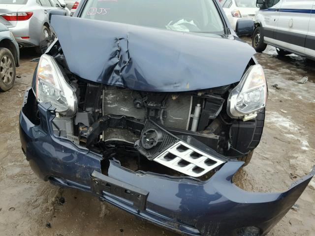 JN8AS5MV0DW140476 - 2013 NISSAN ROGUE S BLUE photo 9