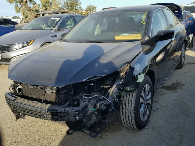 1HGCR2F32FA105207 - 2015 HONDA ACCORD LX BLACK photo 2