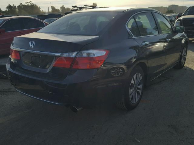 1HGCR2F32FA105207 - 2015 HONDA ACCORD LX BLACK photo 4